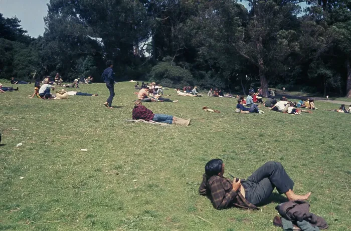 Framed Print : Hippies In Golden Gate Park Framed Print : Hippies In Golden Gate Park