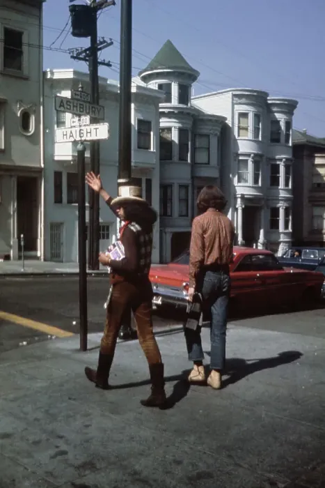 Framed Print : Hippies In San Francisco Framed Print : Hippies In San Francisco