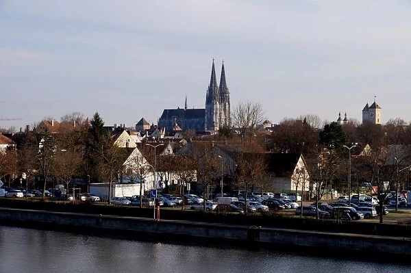 Historic Cathedral Dom St. Peter in Regensburg, Germany