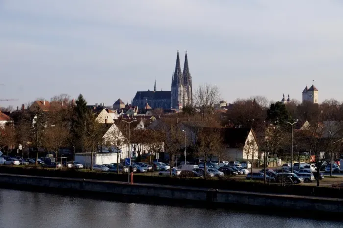 Framed Print : Historic Cathedral Dom St. Peter in Regensburg, Germany Framed Print : Historic Cathedral Dom St. Peter in Regensburg, Germany