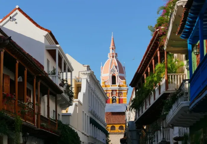 Framed Print : The historic centre of Cartagena Framed Print : The historic centre of Cartagena