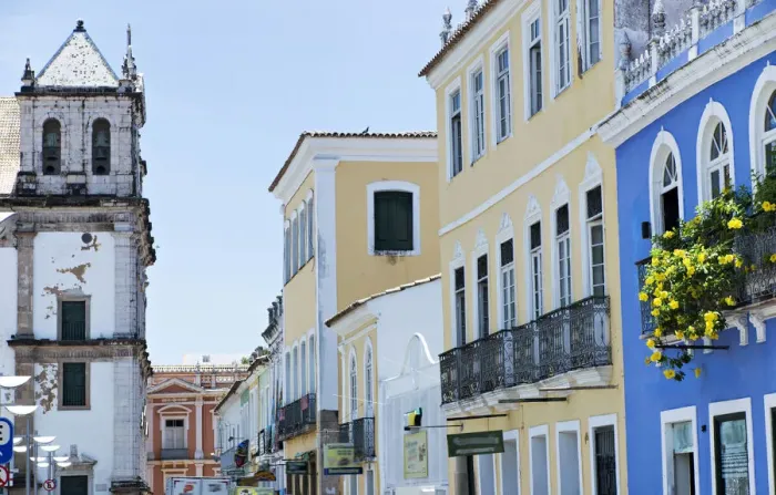 Framed Print : Historic centre, Pelourinho, Salvador, Bahia, Brazil