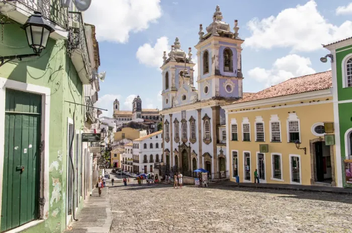 Framed Print : Historic centre, Pelourinho, Salvador, Bahia, Brazil