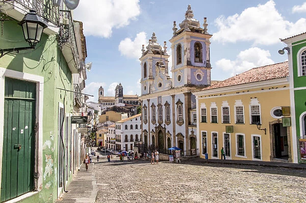 Historic centre, Pelourinho, Salvador, Bahia, Brazil
