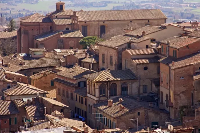 Framed Print : Siena. The historic centre of Siena Framed Print : Siena. The historic centre of Siena