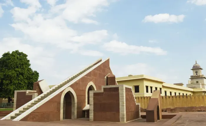 Framed Print : Historic observatory, Jantar Mantar, Jaipur, Rajasthan, India