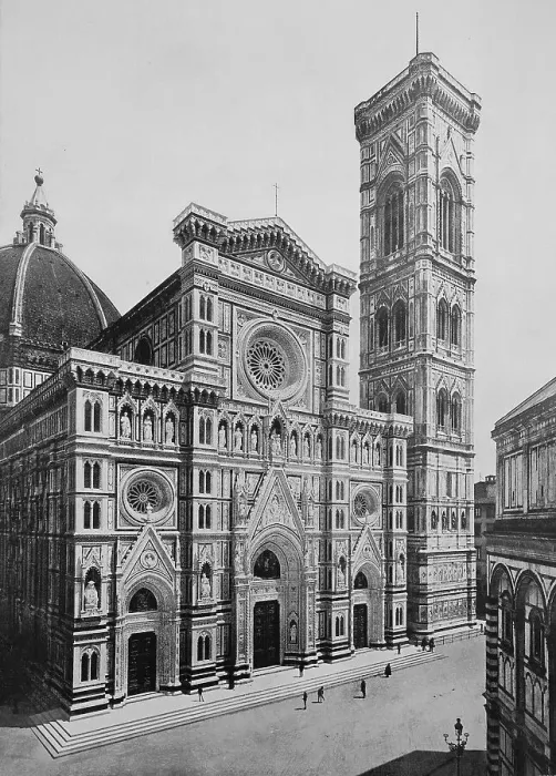 Framed Print : Historic photo (ca 1880) of Florence Cathedral, Tuscany, Italy, Historic, digitally restored reproduction of a 19th century original, exact original date unknown Framed Print : Historic photo (ca 1880) of Florence Cathedral, Tuscany, Italy, Historic, digitally restored reproduction of a 19th century original, exact original date unknown