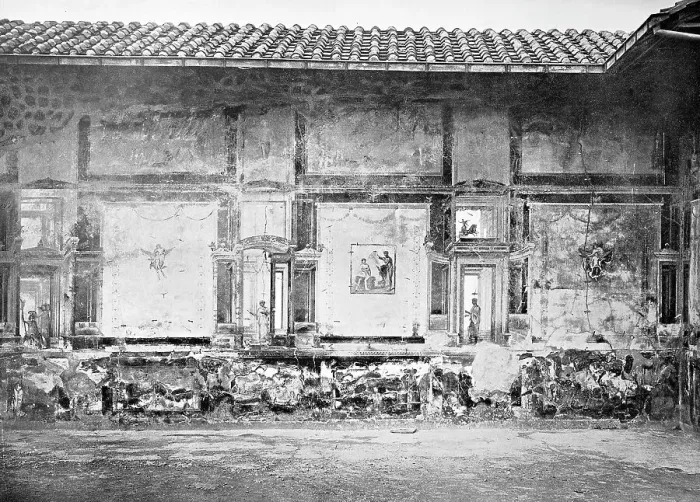 Framed Print : Historic photograph (ca 1880) of Pompeii, Aqua Augusta or Serino Aqueduct, Acquedotto Romano del Serino, Italy, Historic, digitally restored reproduction of a 19th century original, exact original date unknown Framed Print : Historic photograph (ca 1880) of Pompeii, Aqua Augusta or Serino Aqueduct, Acquedotto Romano del Serino, Italy, Historic, digitally restored reproduction of a 19th century original, exact original date unknown