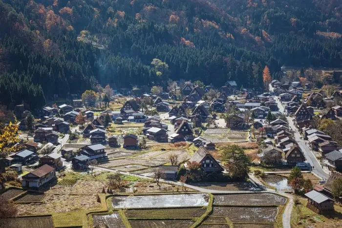 Framed Print : The Historic Villages of Shirakawa-go Framed Print : The Historic Villages of Shirakawa-go