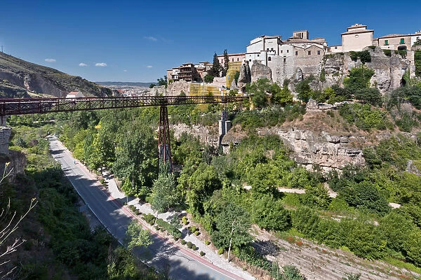 The historic walled town of Cuenca, an Unesco World Heritage Site in Spain