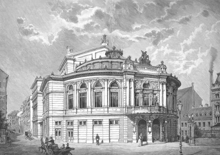 Framed Print : Historical illustration of the Raimundtheater, a theatre in the Mariahilf district of Vienna, Austria, Historical, digitally restored reproduction of an original 19th century artwork, exact original date not known Framed Print : Historical illustration of the Raimundtheater, a theatre in the Mariahilf district of Vienna, Austria, Historical, digitally restored reproduction of an original 19th century artwork, exact original date not known