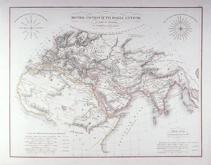 Framed Print : Historical Map of the Known World Framed Print : Historical Map of the Known World
