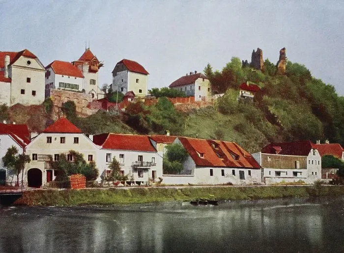 Framed Print : Historical photo of Hals near Passau, Bavaria, Germany, Historical photo of Hals near Passau, Bavaria, Germany, historical, digitally improved reproduction of an original from the 19th century