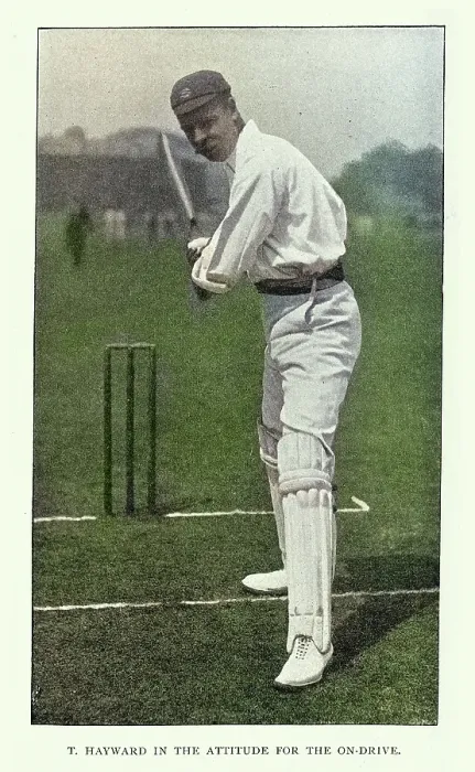 Framed Print : History of Cricket, Batsman in attitude for the on-drive, 19th Century vintage photograph, Victorian sports, Thomas Hayward Framed Print : History of Cricket, Batsman in attitude for the on-drive, 19th Century vintage photograph, Victorian sports, Thomas Hayward