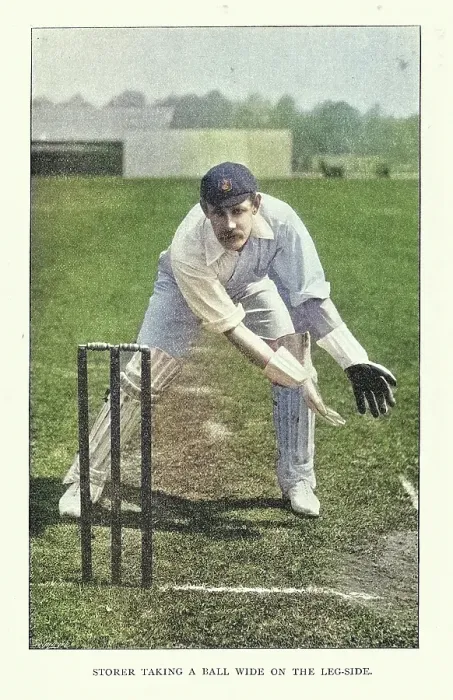 Framed Print : History of Cricket, Wicketkeeper at the wicket, 19th Century vintage photograph, Victorian sports Framed Print : History of Cricket, Wicketkeeper at the wicket, 19th Century vintage photograph, Victorian sports
