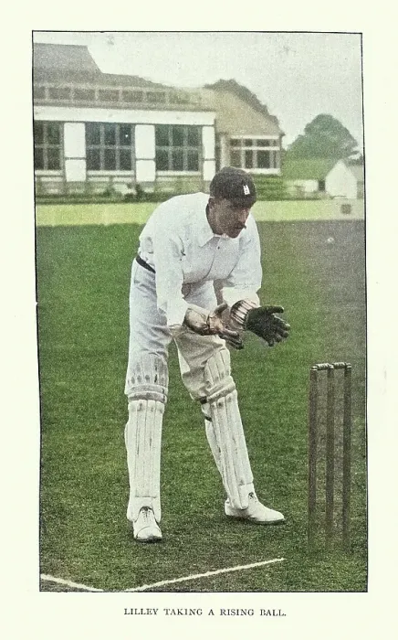 Framed Print : History of Cricket, Wicketkeeper at the wicket, 19th Century vintage photograph, Victorian sports, Arthur Frederick Augustus Lilley Framed Print : History of Cricket, Wicketkeeper at the wicket, 19th Century vintage photograph, Victorian sports, Arthur Frederick Augustus Lilley
