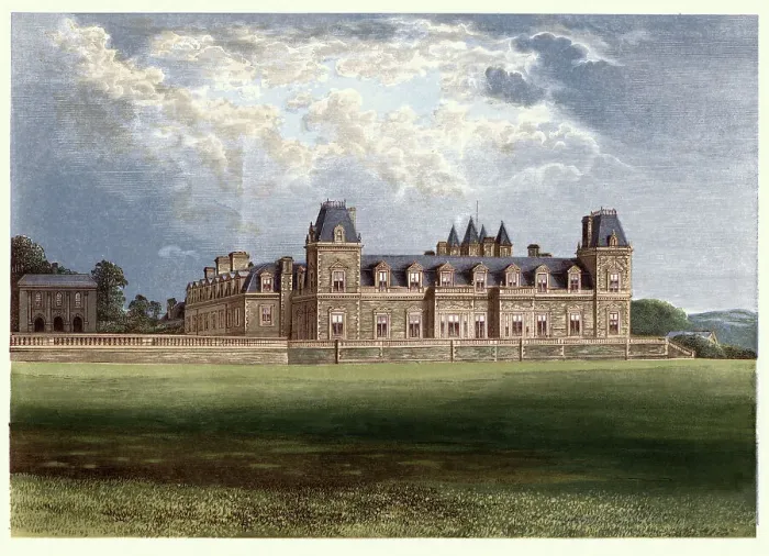 Framed Print : History English Architecture, manor house, Stevenstone house, Devon, 19th Century Landscape Art Framed Print : History English Architecture, manor house, Stevenstone house, Devon, 19th Century Landscape Art