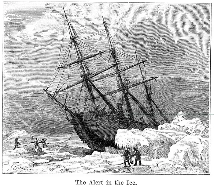 Framed Print : HMS Alert in the Ice Framed Print : HMS Alert in the Ice