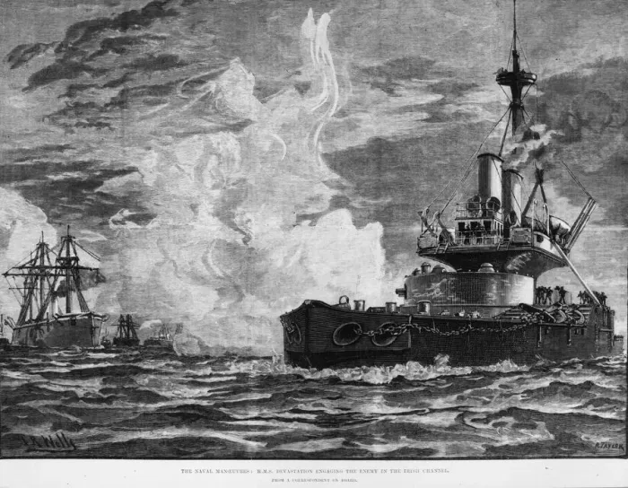 Framed Print : HMS Devastation