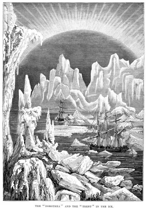 Framed Print : HMS Dorothea and Trent in the Ice Framed Print : HMS Dorothea and Trent in the Ice