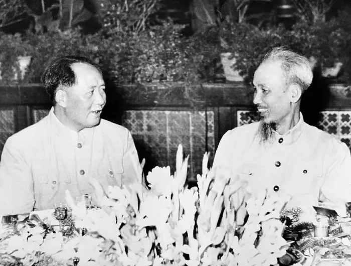 Framed Print : Ho Chi Minh and Mao Zedong
