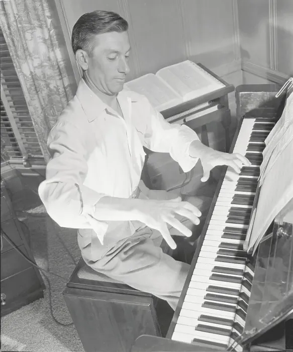 Framed Print : Hoagy Carmichael at the Piano Framed Print : Hoagy Carmichael at the Piano