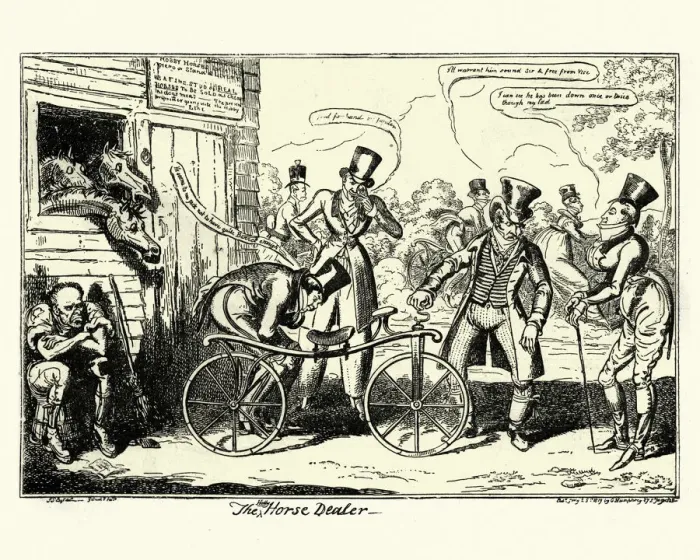 Framed Print : The Hobby Horse Dealer by George Cruikshank Framed Print : The Hobby Horse Dealer by George Cruikshank