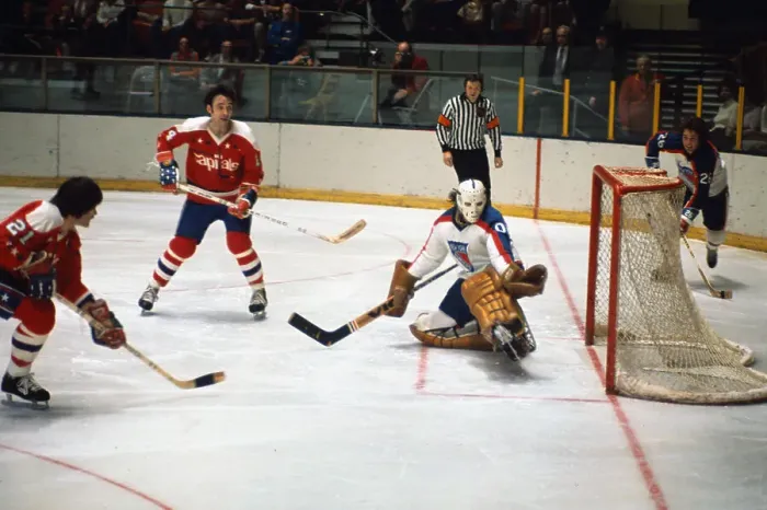 Framed Print : Hockey action with John Davidson Framed Print : Hockey action with John Davidson