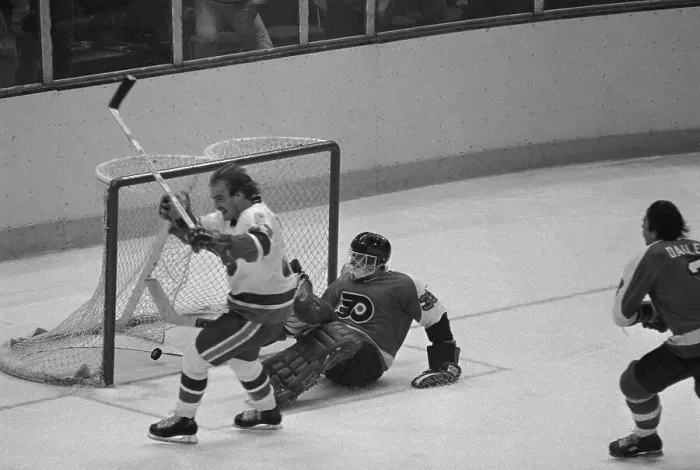 Framed Print : Hockey Action at The Net Framed Print : Hockey Action at The Net