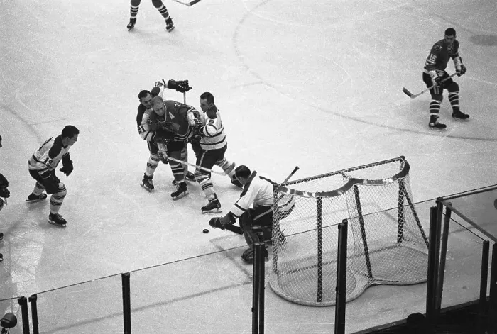 Framed Print : Hockey Game Between Chicago Blackhawks and Toronto Maple Leafs Framed Print : Hockey Game Between Chicago Blackhawks and Toronto Maple Leafs
