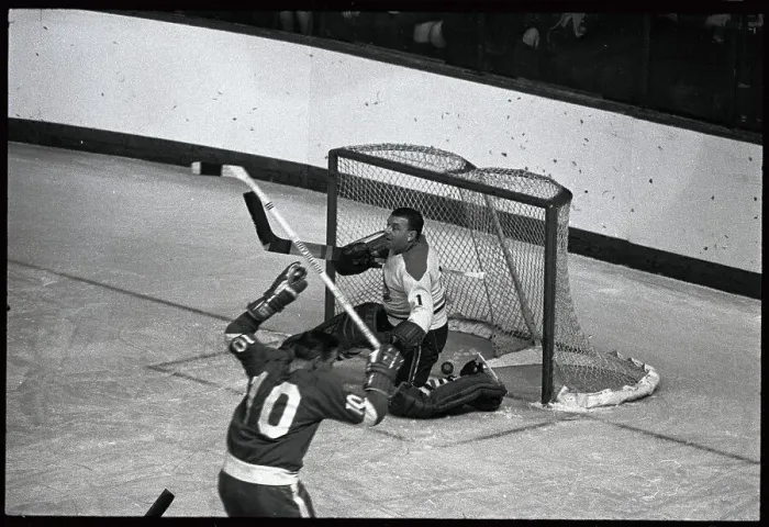 Framed Print : Hockey Players in Action Framed Print : Hockey Players in Action