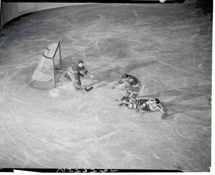 Framed Print : Hockey Players in Action Framed Print : Hockey Players in Action