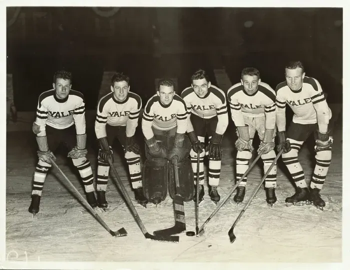 Framed Print : Hockey Players Posing for Camera Framed Print : Hockey Players Posing for Camera