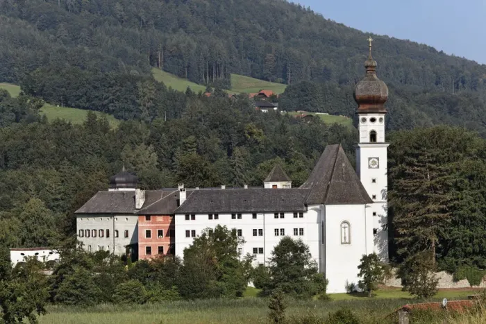 Framed Print : Former Hoeglwoerth monastery, municipality of Anger, Rupertiwinkel, Upper Bavaria, Bavaria, Germany, Europe, PublicGround Framed Print : Former Hoeglwoerth monastery, municipality of Anger, Rupertiwinkel, Upper Bavaria, Bavaria, Germany, Europe, PublicGround