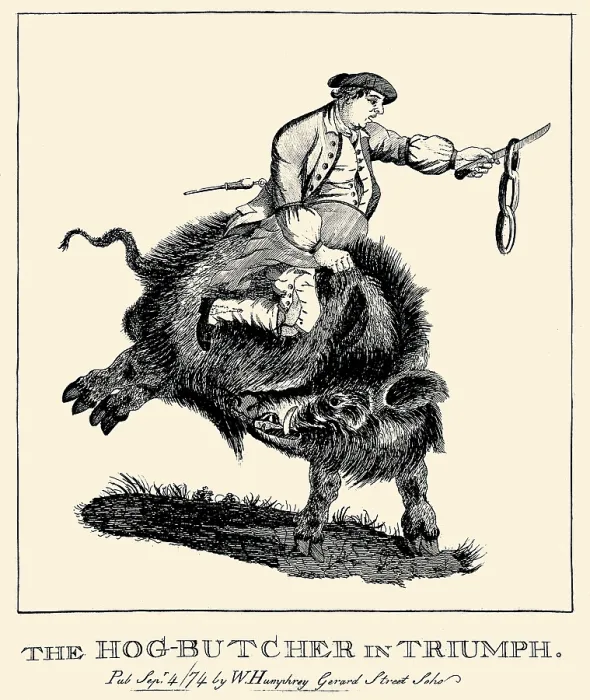 Framed Print : Hog Butcher in Triumph Framed Print : Hog Butcher in Triumph