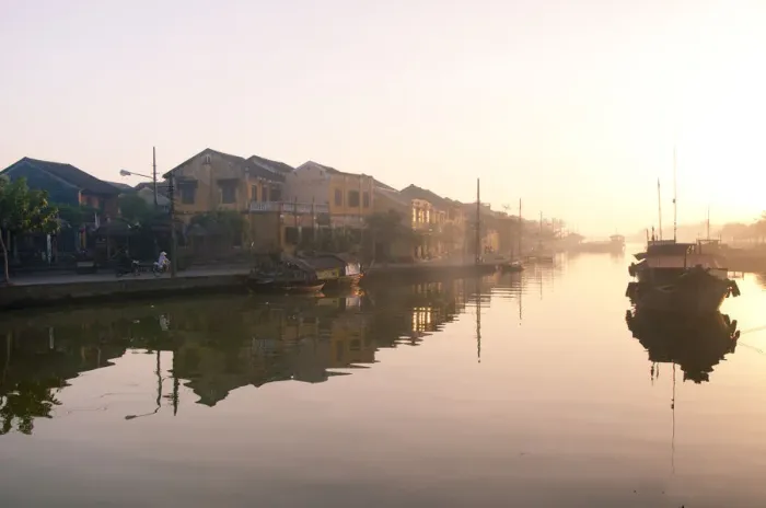 Framed Print : Hoi An ancient town in sunrise Framed Print : Hoi An ancient town in sunrise
