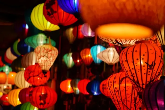 Framed Print : Hoi An lanterns