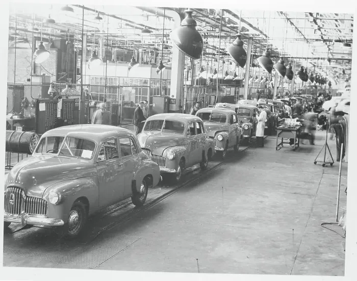 Framed Print : Holden Sedans Leaving Production Line Framed Print : Holden Sedans Leaving Production Line