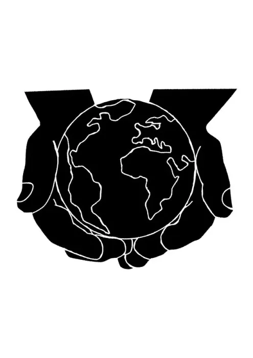 Framed Print : Holding the world