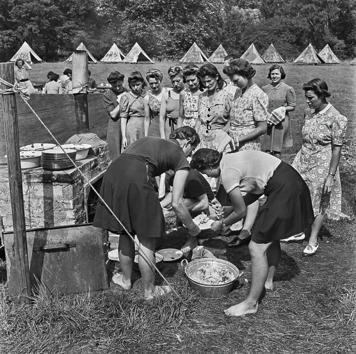 Framed Print : Holiday Camp For War Workers