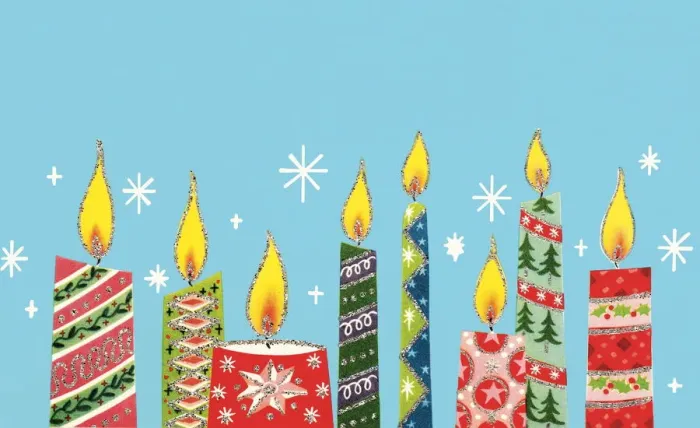 Framed Print : Holiday candles Framed Print : Holiday candles