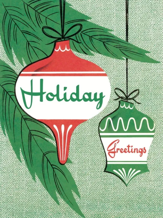 Framed Print : Holiday Greetings with ornaments Framed Print : Holiday Greetings with ornaments