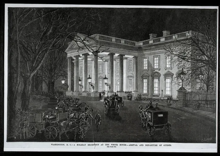 Framed Print : Holiday Reception At The White House
