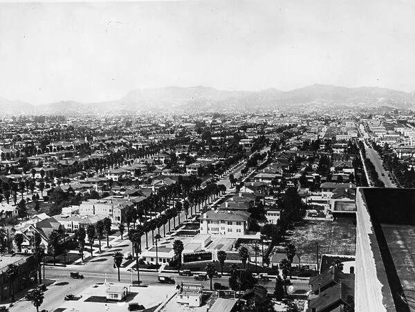 Hollywood. 16th December 1925: Hollywood, Los Angeles, California, city of motion pictures