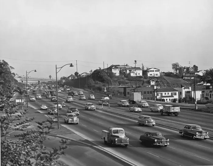 Framed Print : Hollywood Freeway Framed Print : Hollywood Freeway