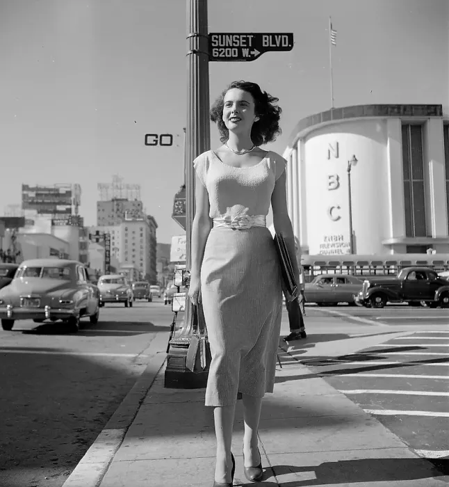 Framed Print : Hollywood Hazel Shaw On Sunset