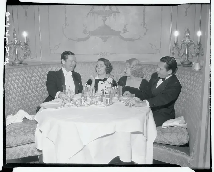 Framed Print : Hollywood Players Sitting at Table Together Framed Print : Hollywood Players Sitting at Table Together