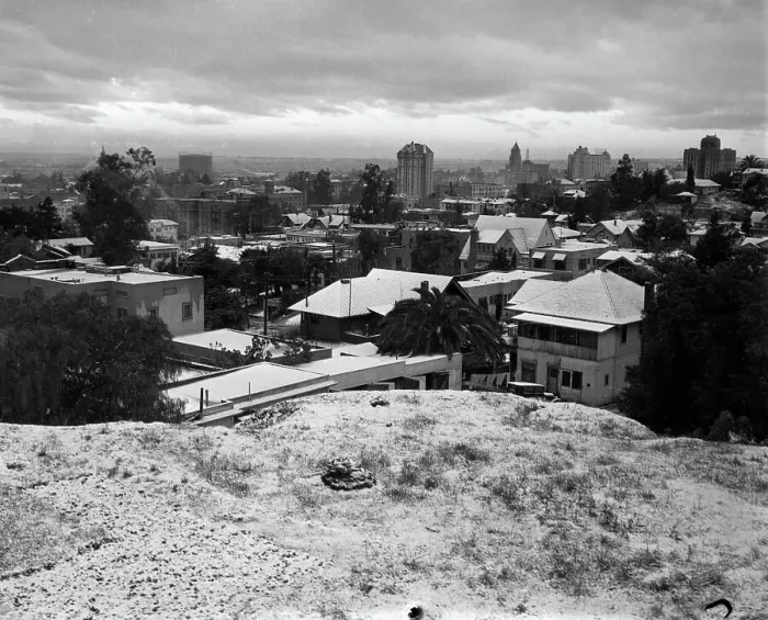 Framed Print : Hollywood After Snow Storm Framed Print : Hollywood After Snow Storm
