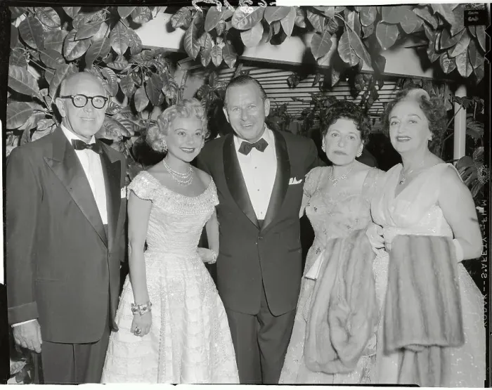 Framed Print : Hollywood Stars Attending Sonja Henie's Party Framed Print : Hollywood Stars Attending Sonja Henie's Party