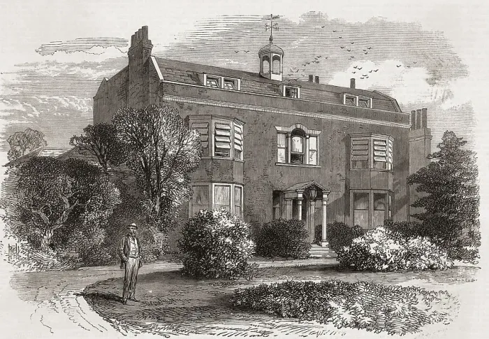 Framed Print : The Home of Charles Dickens Framed Print : The Home of Charles Dickens